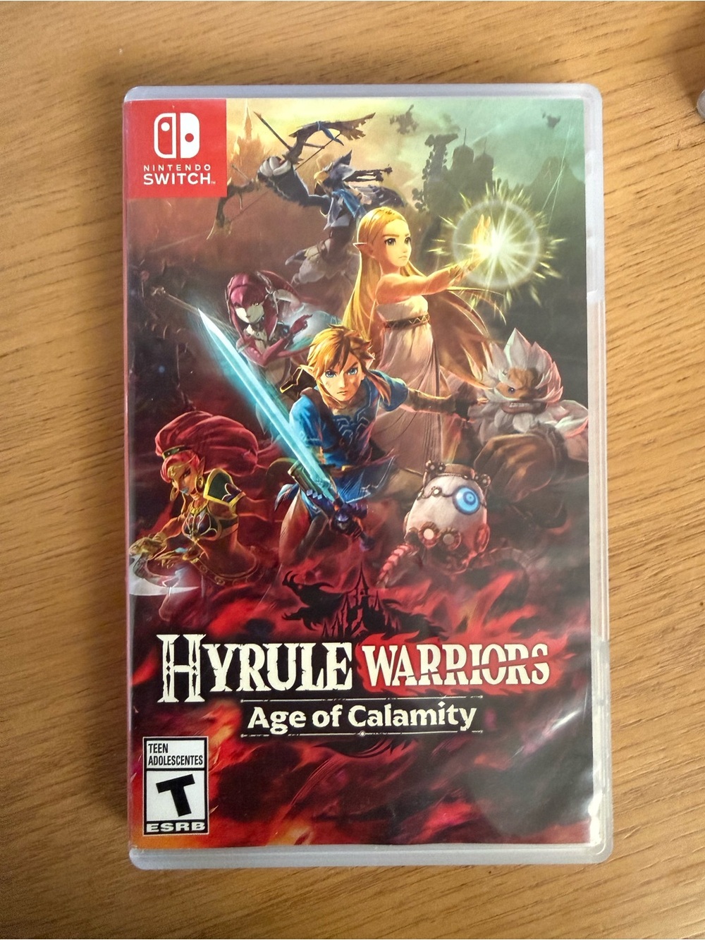 Nintendo Hyrule Warriors: Age of Calamity - Red, Blue, Gold Cover